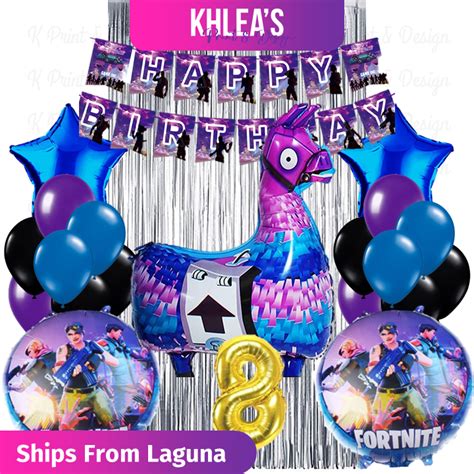 Fortnite Birthday Party Theme Balloon Set Fortnight Lazada Ph