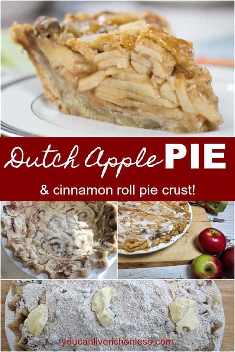 This Homemade Dutch Apple Pie With Streusel Topping Recipe Rocks It With A Cinnamon Roll Pie