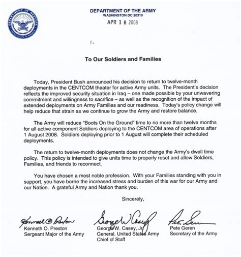To Our Soldiers And Families Article The United States Army