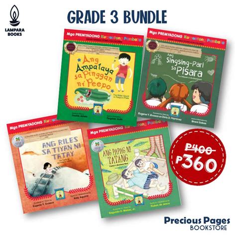 Mga Premyadong Kuwentong Pambata For Grade Three Bundle 4 Books
