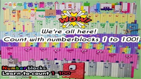 Numberblocks Official Fanmade Counting 1 To 100 Lets Meet All Images