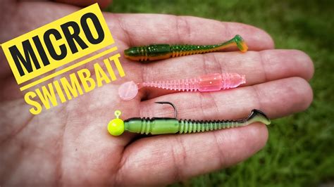 Fishing Eurotackle B Vibe Tiniest Micro Soft Plastic Swimbait Youtube