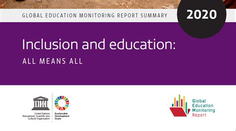 Global Education Monitoring Report Summary Inclusion And Education