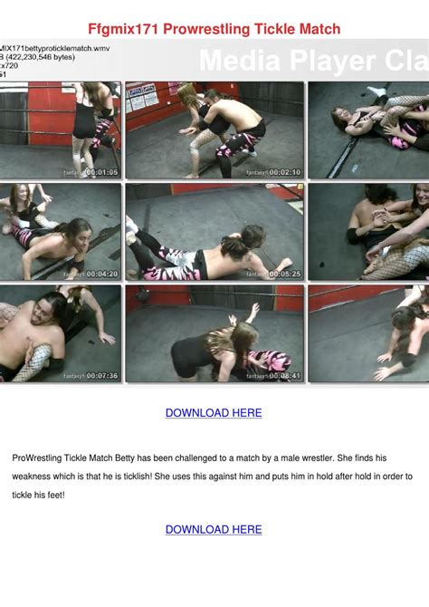 Ffgmix171 Prowrestling Tickle Match By Lankidd Issuu