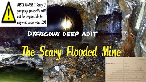 Venturing Into The Eerie Flooded Mine A Chilling Experience Youtube