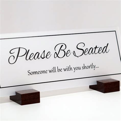 Wait To Be Seated Etsy