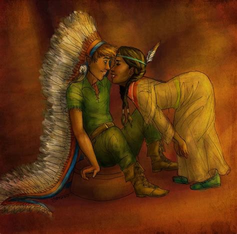 Tiger Lily And Peter By May On DeviantART Peter Pan Art Peter