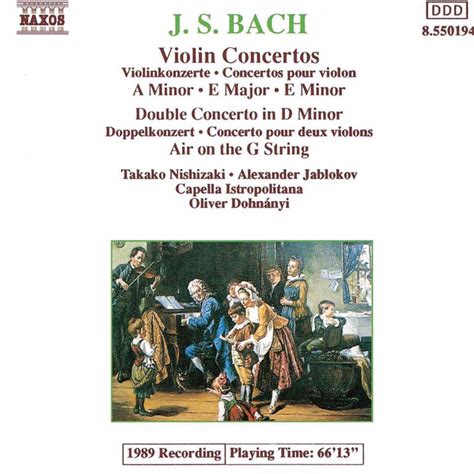 موسیقی کلاسیک Bach Concerto For 2 Violins In D Minor Bwv 1043 Largo Ma Non Troppo طرفداری