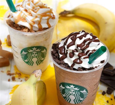 Starbucks Launches Banana And Chocolate Cream Frappuccinos In Japan