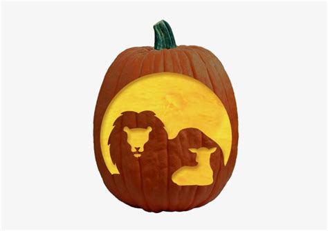 Lion And Lamb Pumpkin Carving Patterns 132619 Pumpkin Carving Ideas
