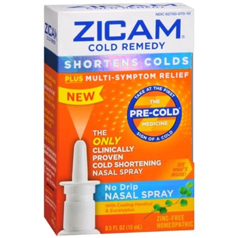 Zicam Cold Remedy No Drip Nasal Spray 5 Fl Oz Reviews 2020