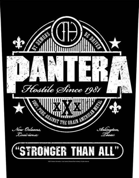 Pantera Cowboys From Hell Patch Im Shop