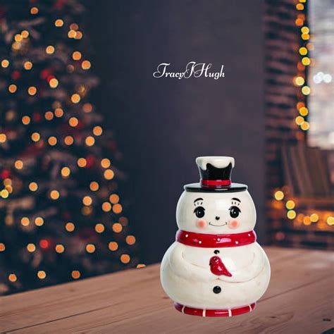 Jar Of Sweet Snowmen By Johanna Parker Dol Etsy