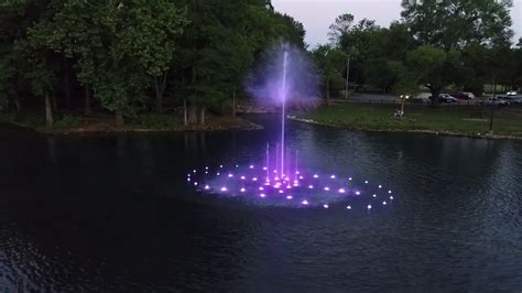 Water Fountain Light Show Youtube