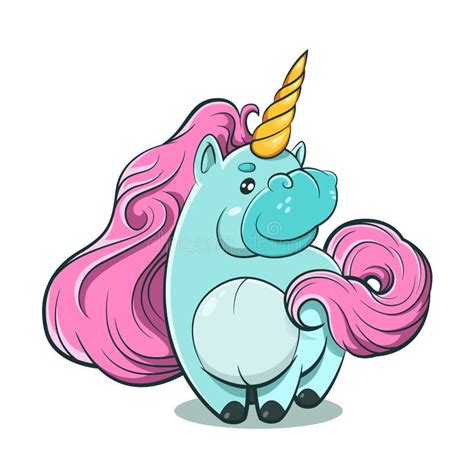 Cute Unicorn In Pastel Colors Vector Illustration Stock Illustration