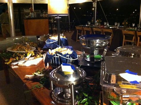 Boathouse Buffet on the North Patio. The Boathouse is managed by