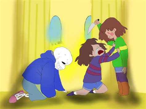 Frisk V Sans V Chara By Ajart23 On Deviantart