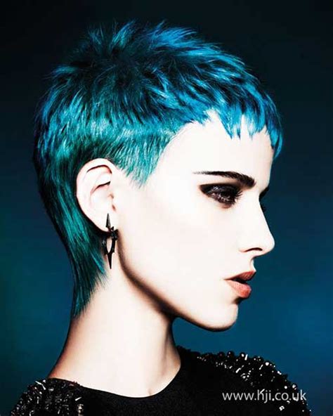 10 New Blue Pixie Cut Short Hairstyles 2017 2018 Most Popular