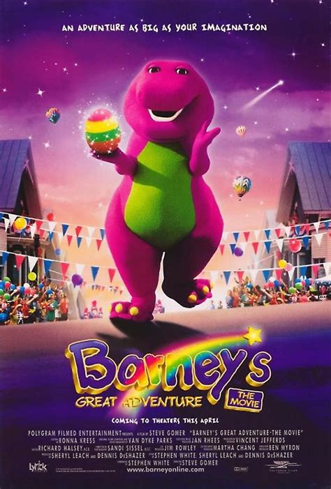 Barneys Great Adventure Movie Poster Stampa 27 X 40 Fruugo It