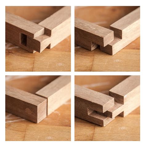 Dovetail Joint Lap Joint Through Dowel Joint And Open Through