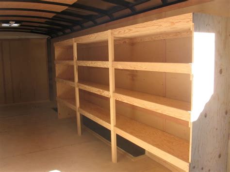 Trailer Shelving Enclosed Trailers Cargo Trailers