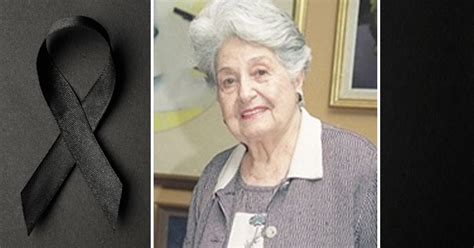 Fallece A Sus 105 Años Doña Carmen Quidiello Viuda Bosch