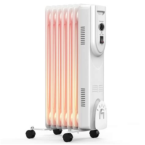 Gymax 1500w Oil Filled Radiator Heater Portable Space Heater Home