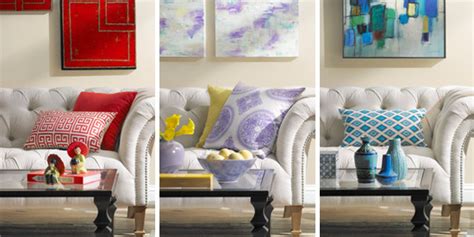 A Colorful Living Room Decorating Idea One Room Three Ways Huffpost