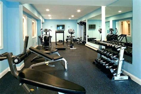 Home Weight Room Small Gym Colors Basement 2 3 Paint Gym Room At Home