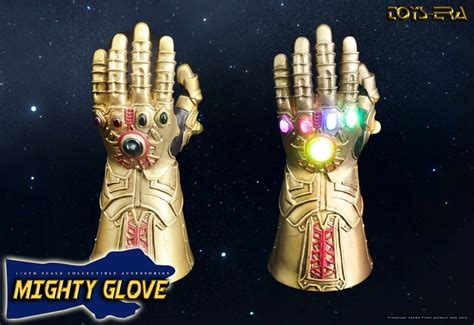 Too much glue and your asking for a burnt finger and ruined project. Toys Era: Mighty Gloves