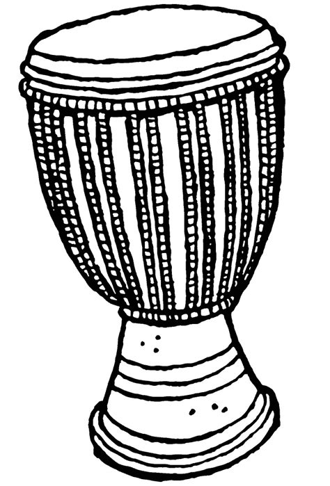 Djembe Coloring Page Free Printable Coloring Pages For Kids