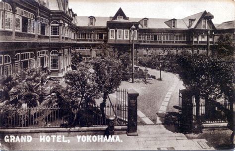 Grand Hotel Yokohama C 1910 Old Tokyo
