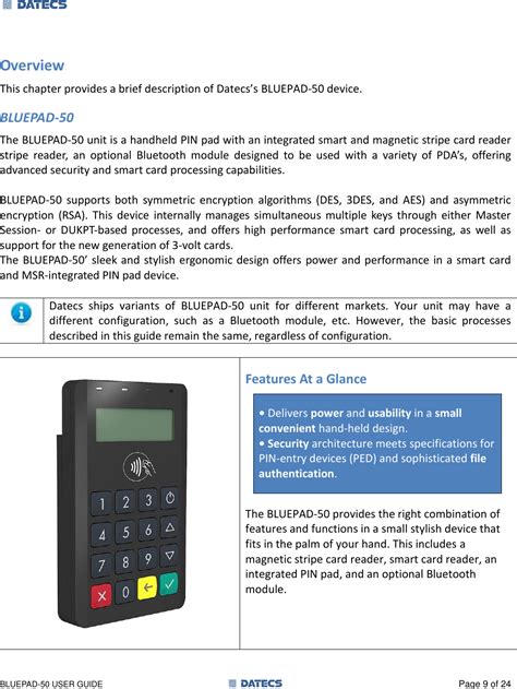 Datecs Bluepad Mobile Payment Terminal With Bluetooth Connectivity