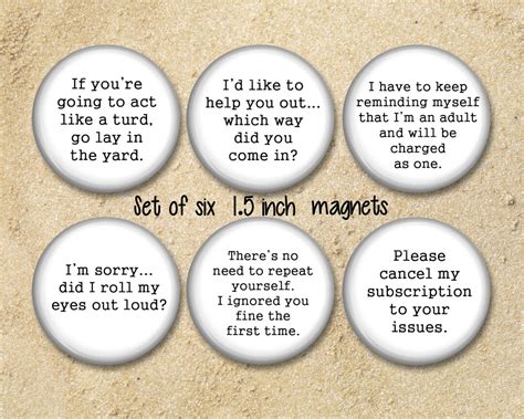 Funny Gift Sarcastic Magnets Sarcastic Gift Refrigerator Magnets