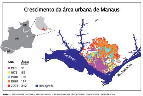 Crescimento Da área Urbana De Manaus