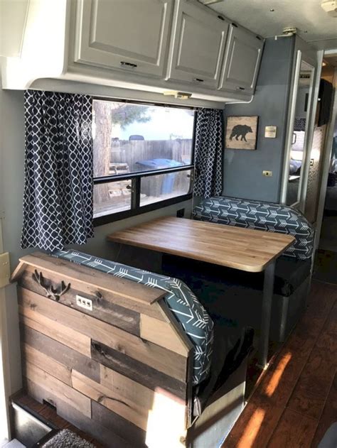 44 Rustic Rv Makeover Ideas You Make Happy In 2020 Motorhome Remodel