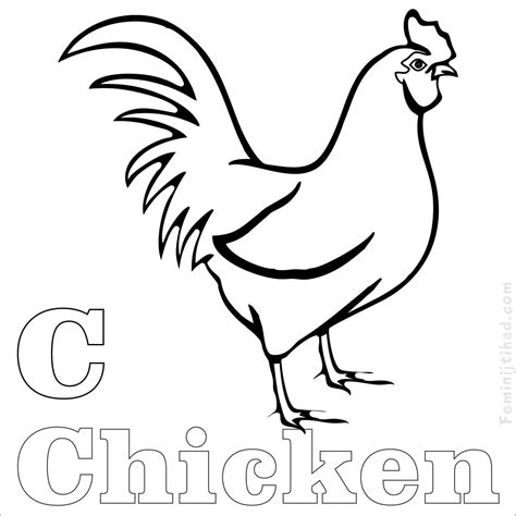 Download French Hen Drawing | Free download on ClipArtMag
