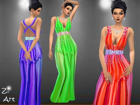 Toga Dress By Zuckerschnute20 Sims 4 Female Clothes