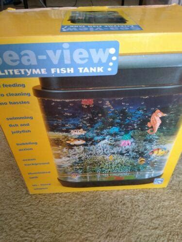 Rare Large Vintage Sea View Litetyme Fish Tank Aquarium By Alco