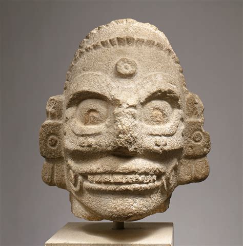 Head Of A Rain God Maya The Metropolitan Museum Of Art