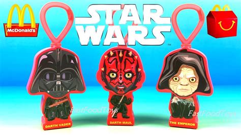 Mcdonalds Star Wars Happy Meal Toys Exclusive Dark Side Saga Set