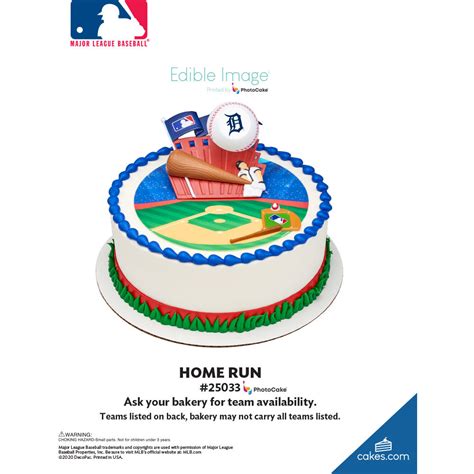 Mlb Home Run The Magic Of Cakes Page Decopac