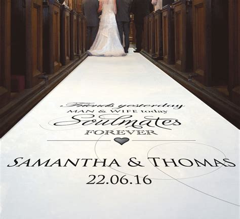 Personalized Wedding Aisle Runner Cheap Wedding And Bridal Inspiration