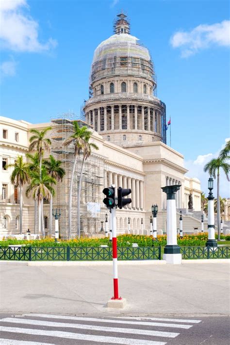 The Famous Capitol Building In Downtown Havana Stock Photo Image Of