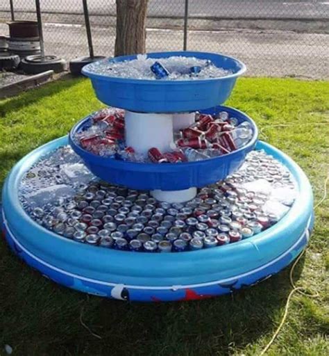 Genius Way To Serve Drinks At An Outdoor Party Or Barbecue And Tons Of Other Great Party Hacks