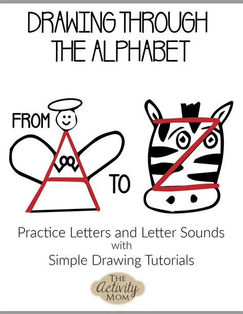 Drawing Through The Alphabet Letter I The Activity Mom