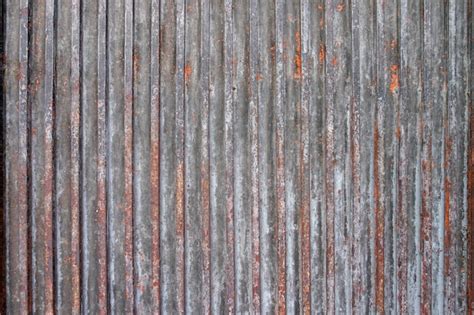 Premium Photo Rusty Sheet Of Corrugated Metal Wall Textured