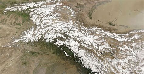 Karakoram Mountain Range Earthdata
