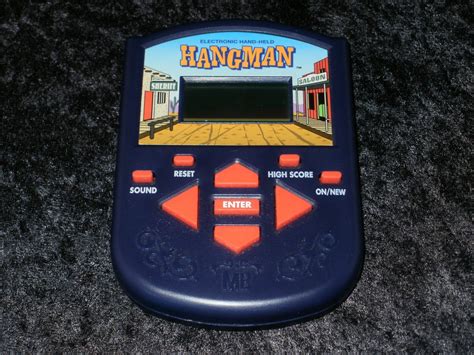 Hangman Vintage Handheld Milton Bradley 1995