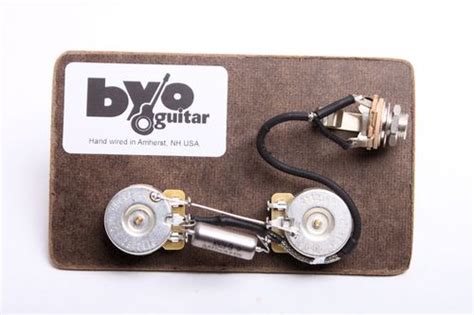 Jun 28, 2019 · the regular les paul wiring scheme means that the controls are somewhat interactive. Les Paul Junior Pre-wired Harness - Guitar bodies and kits from BYOGuitar